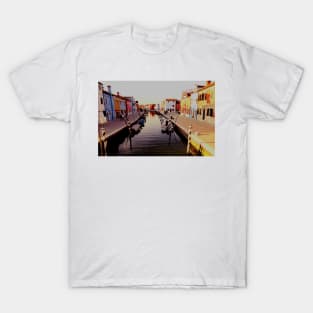 Burano, Venice landscape photography canals T-Shirt